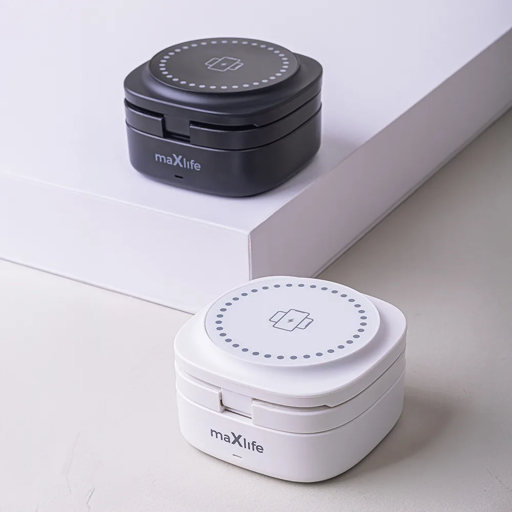 Maxlife MXWC-06 magnetisk trådlös laddare 15W svart 3-i-1