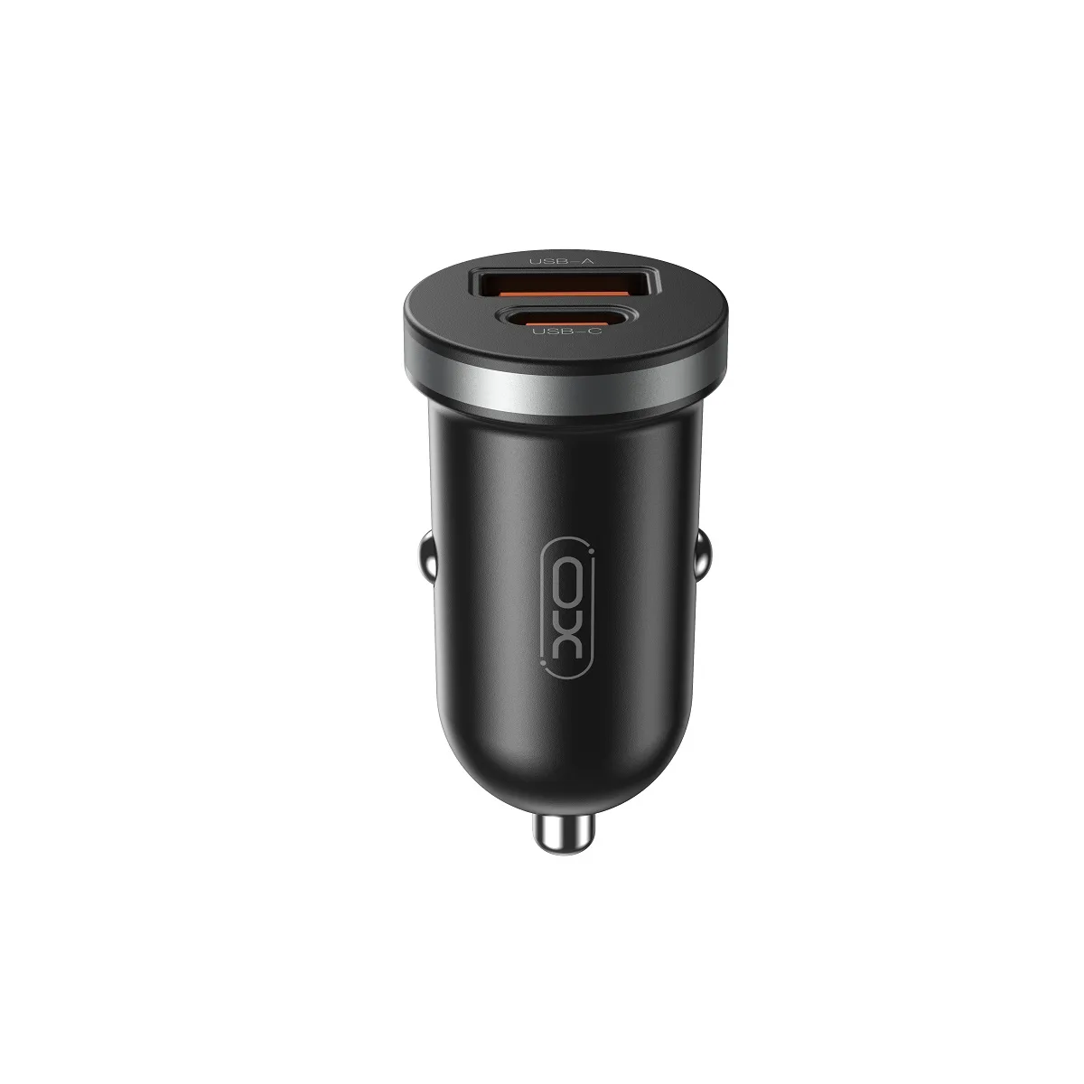 XO bil-laddare CC56 PD 30W QC 1x USB 1x USB-C svart