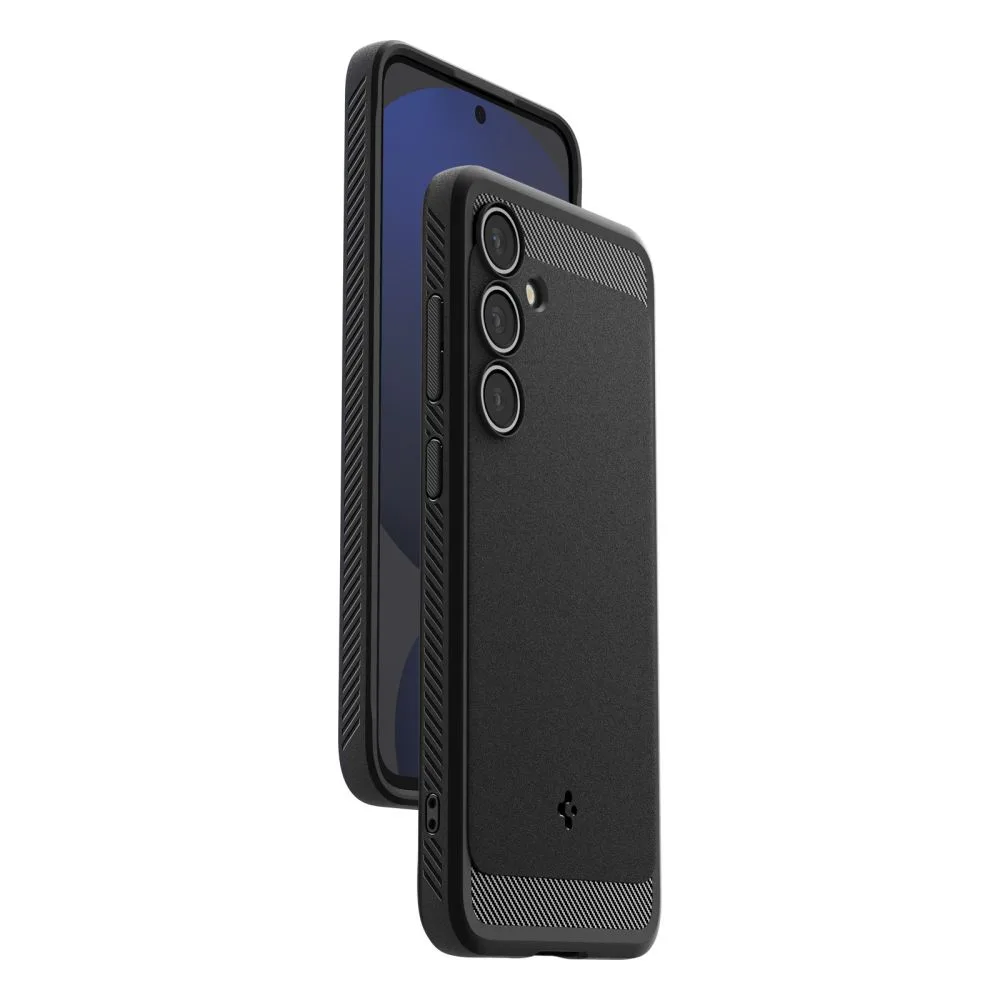 Spigen Rugged Armor-fodral för Samsung Galaxy S24 FE i matt svart