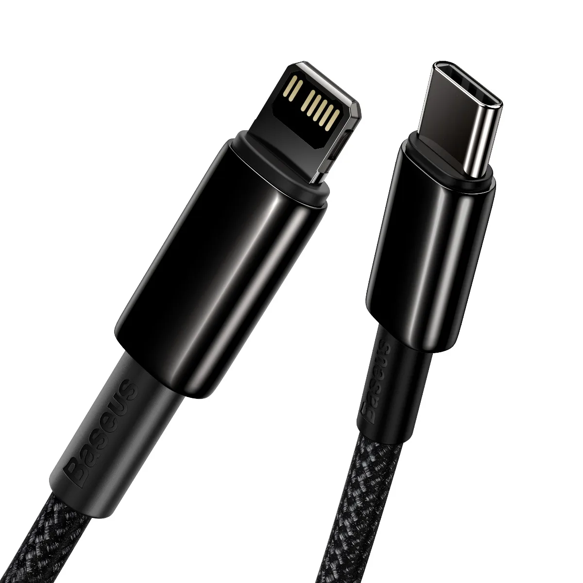 Baseus sladd Tungsten PD USB-C – Lightning 2,0 m svart 20W
