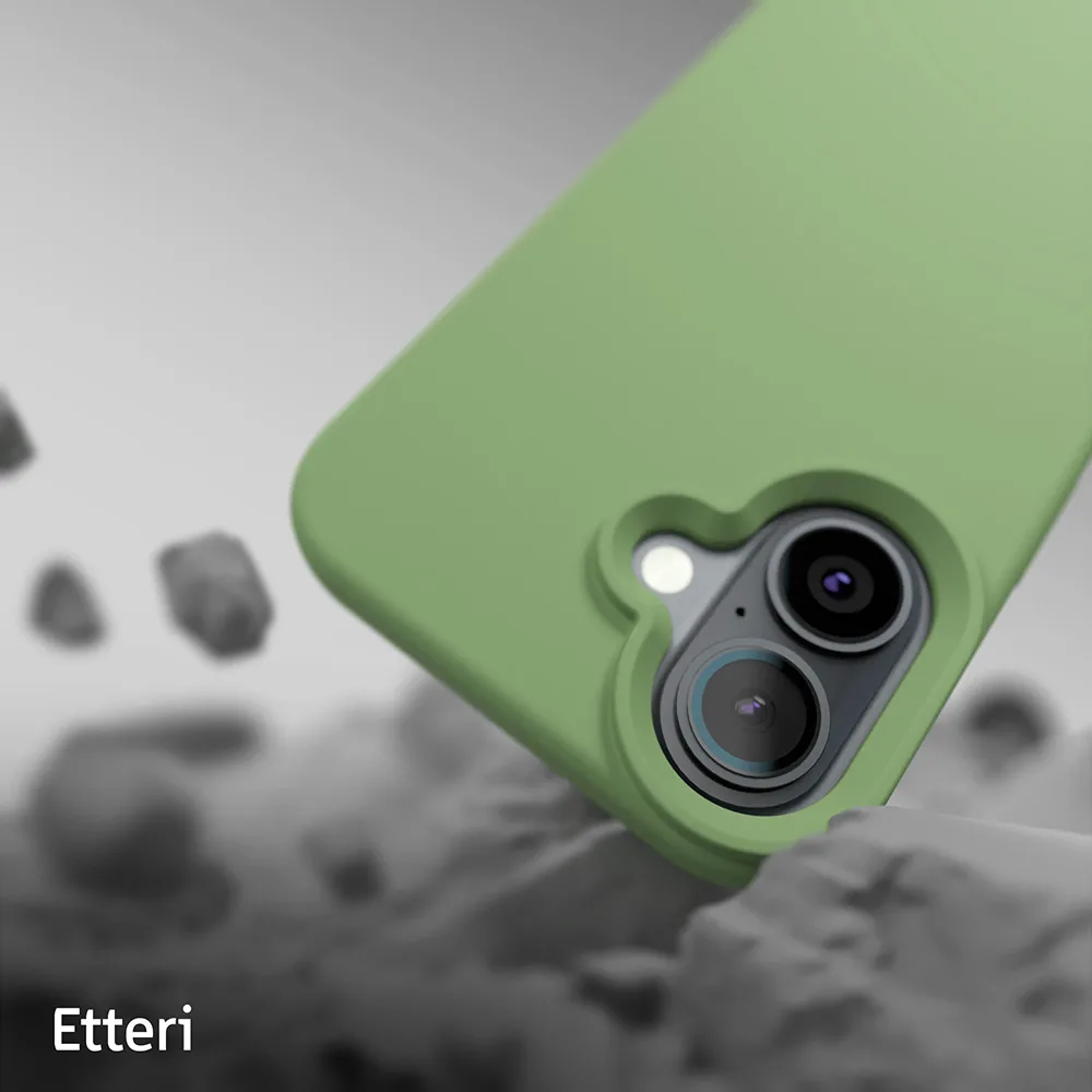 Etteri Silicone Mag-fodral för iPhone 16 Plus 6,7″ ljusgrönt