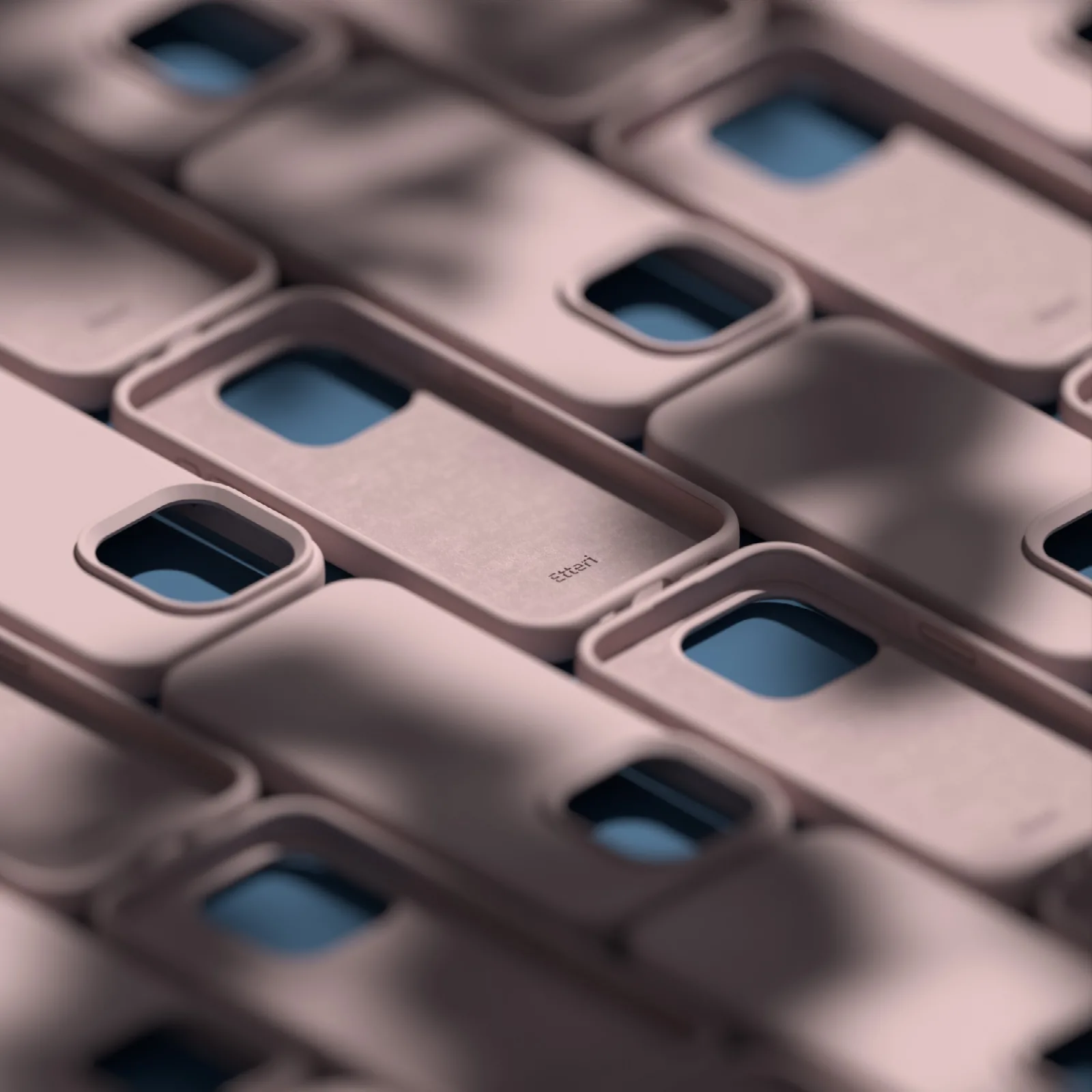 Etteri Silicone case för Samsung Galaxy A14 ljusrosa