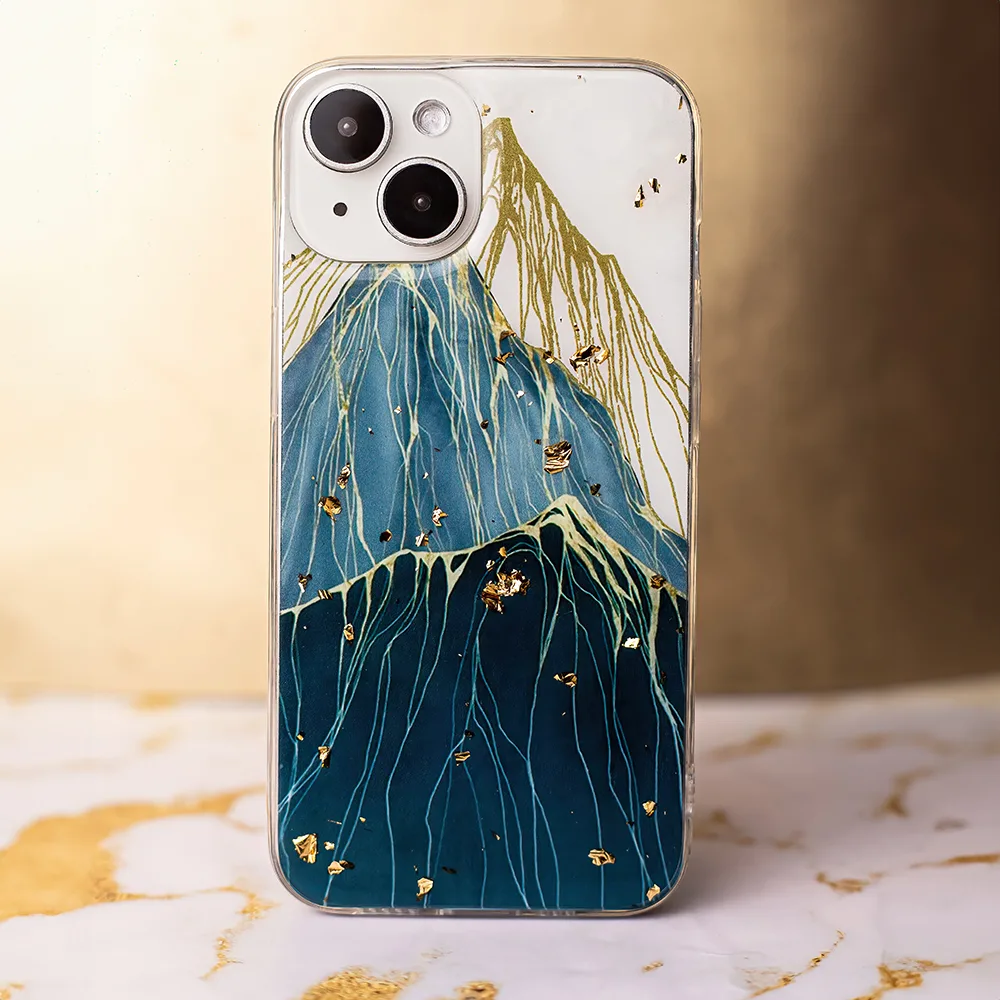 Guld Glam-fodral till Samsung Galaxy A25 5G (global) mountain