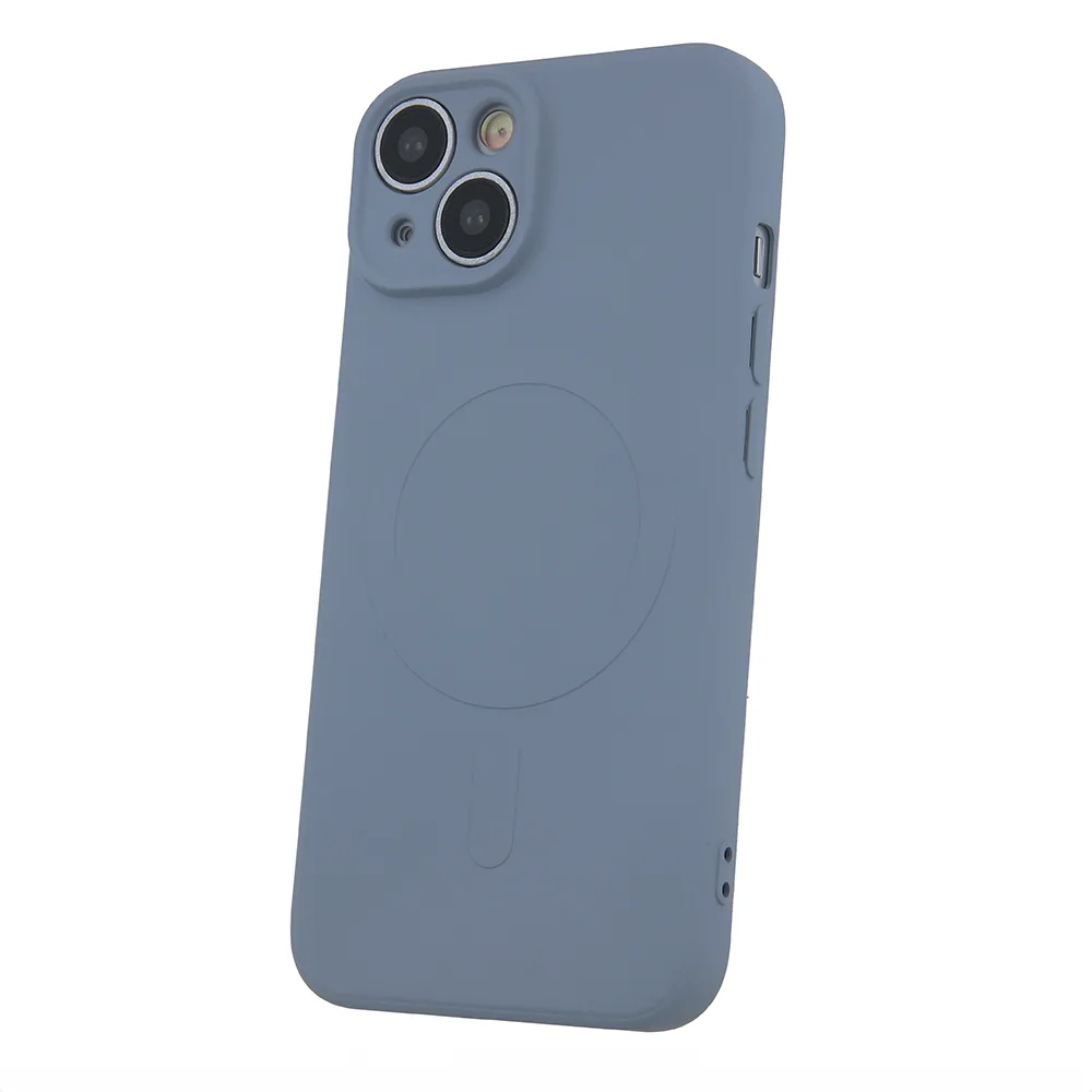 Simple Color Mag-fodral för iPhone 15 Pro Max 6,7″ ljusblått