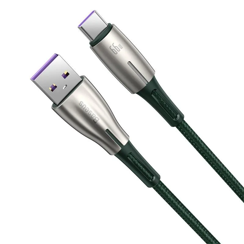 Baseus cable Cafule Metal USB – USB-C 0,25m black 66W