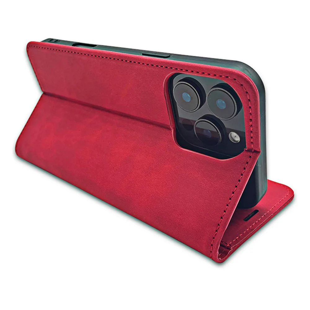 Smart Suede case for iPhone 17 Air 6,6″ red