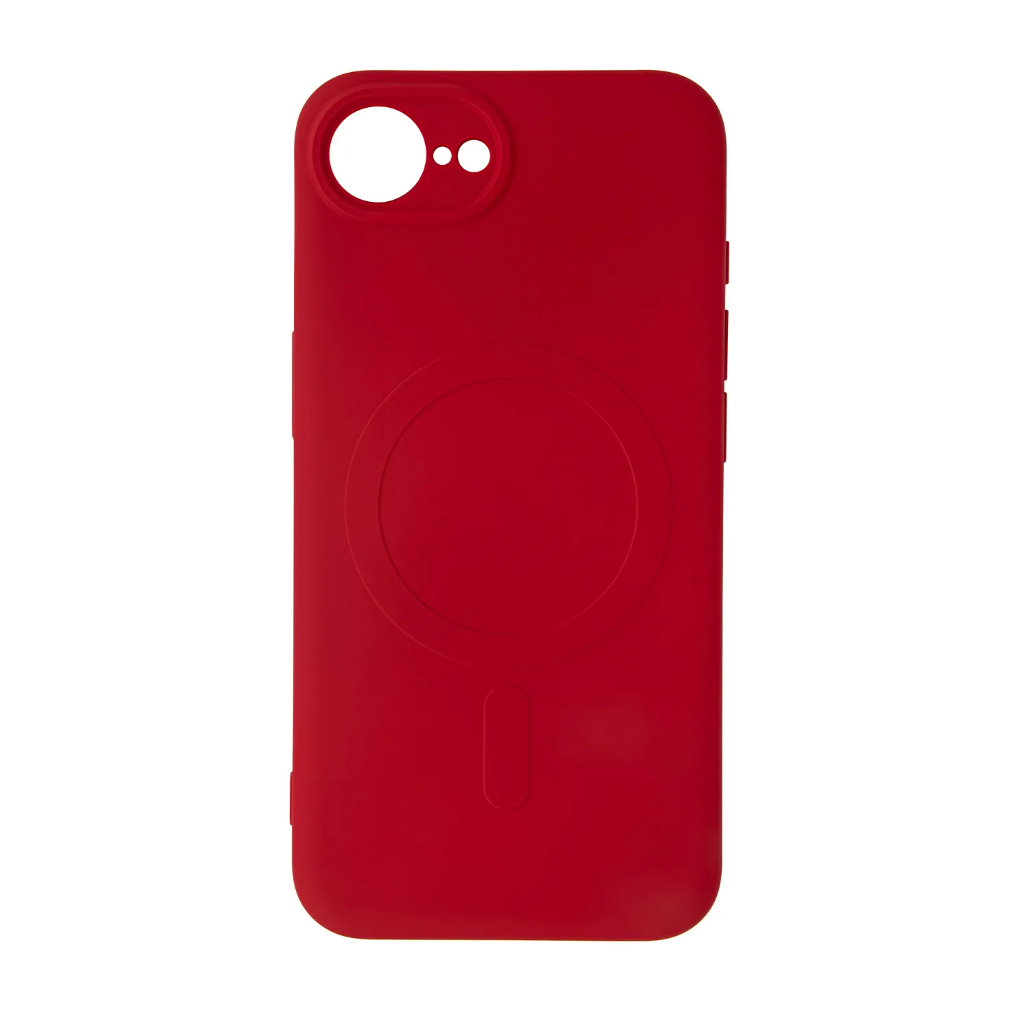 Simple Color Mag case for iPhone 16e red
