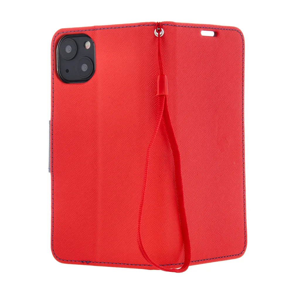 Smart Fancy fodral för Xiaomi Redmi 13C 4G / 13C 5G / Poco C65 röd-blå