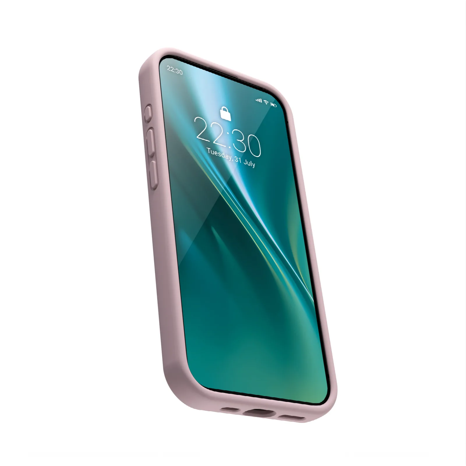 Etteri Silicone case för Samsung Galaxy A14 ljusrosa