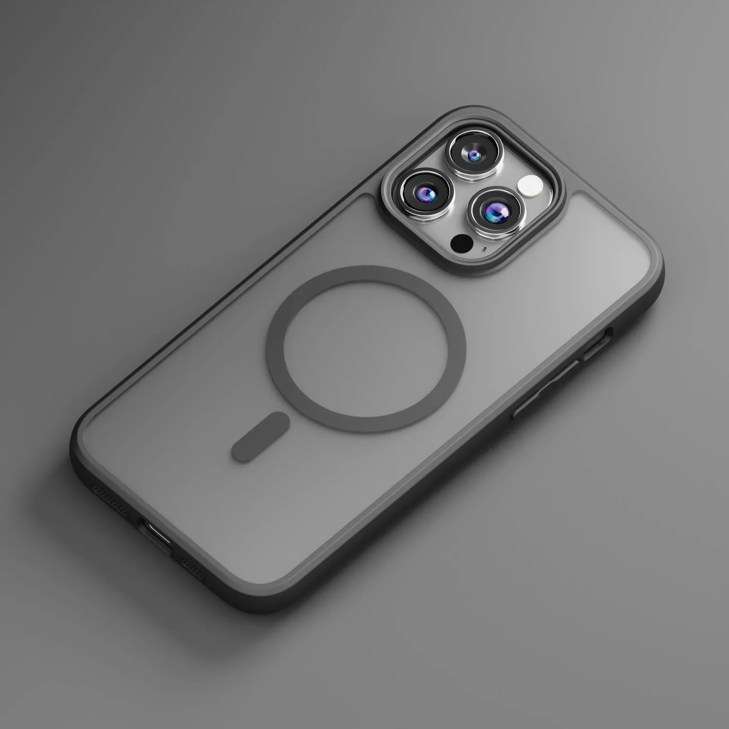 Etteri Matt Mag-fodral för iPhone 14 Pro 6,1 tum svart