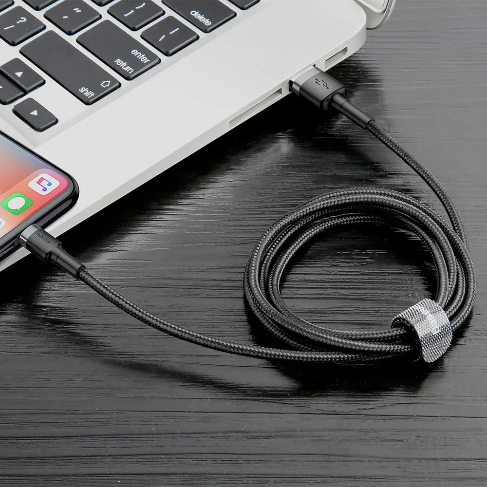 Baseus cable Cafule USB – Lightning 3,0 m 1,5A gray-black