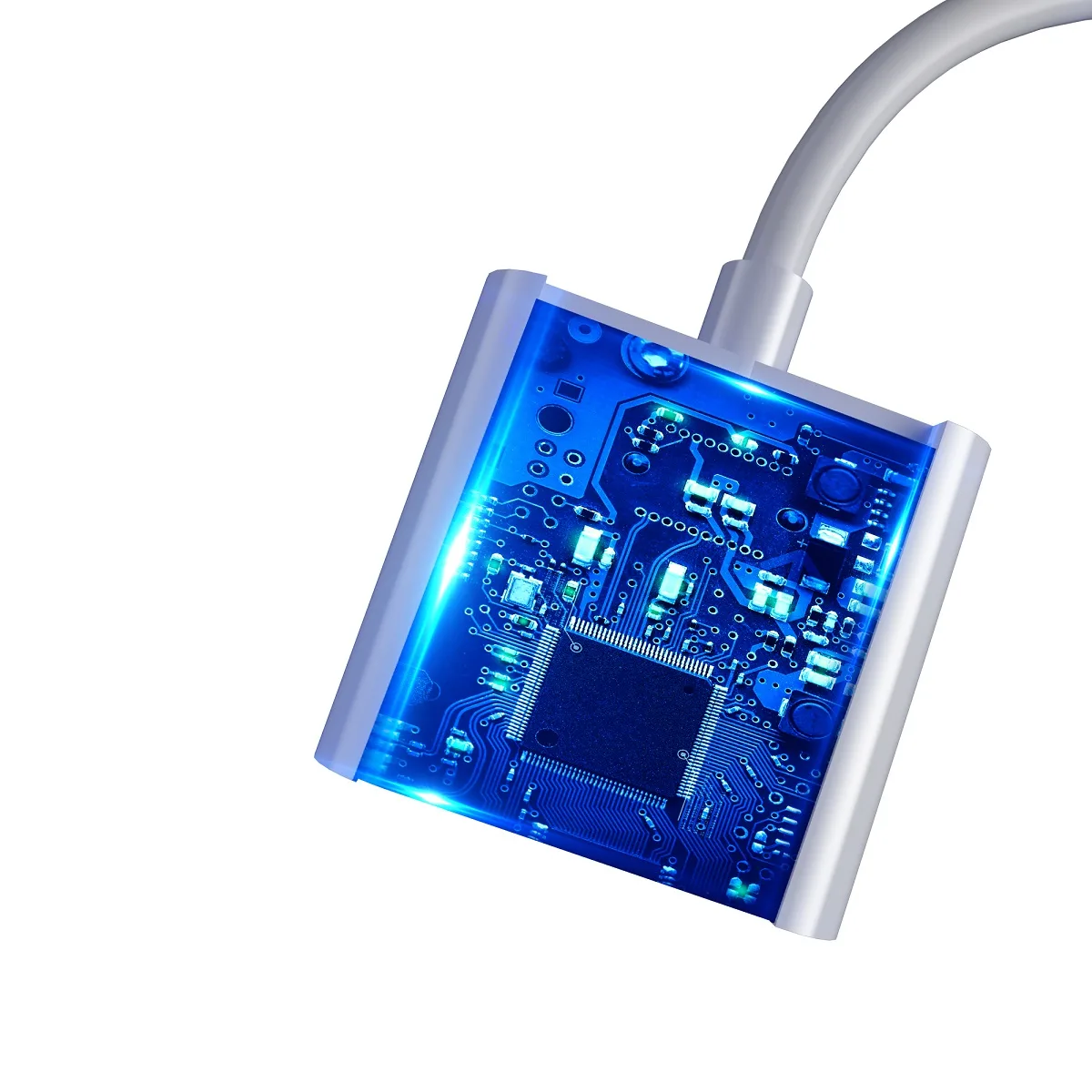 Devia adapter EC609 USB-C – USB-C (port) + USB-C (port) vit