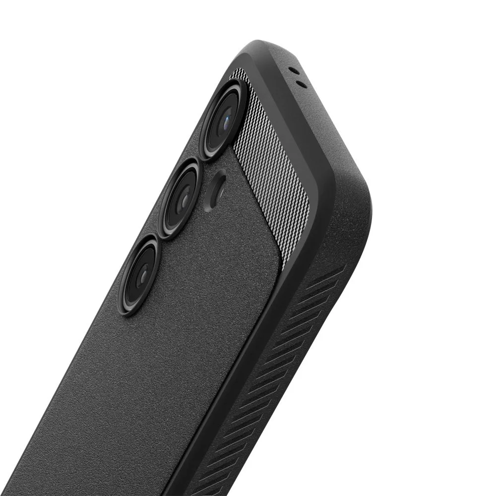 Spigen Rugged Armor-fodral för Samsung Galaxy S24 FE i matt svart