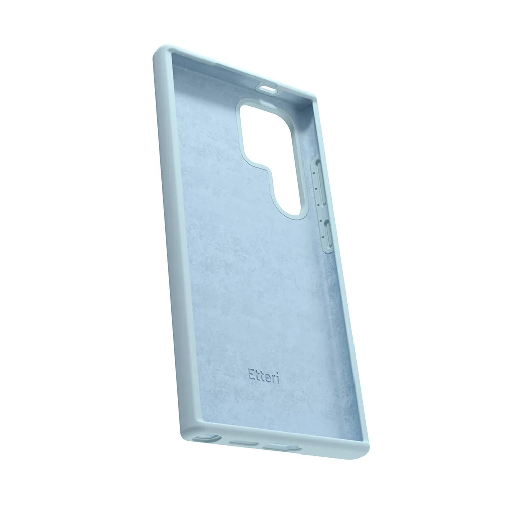 Etteri Silicone case for Samsung Galaxy S25 Ultra light blue