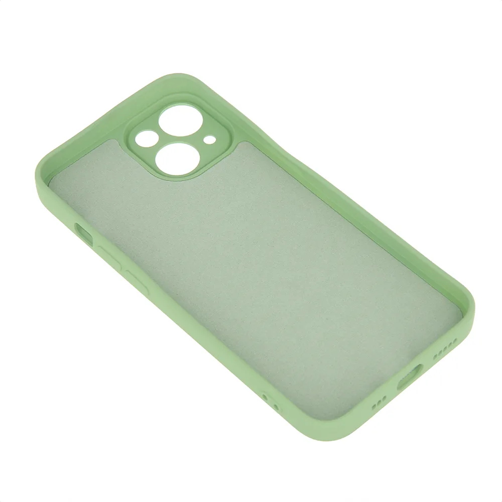 Enkelt Color Mag-fodral för iPhone 16e i ljusgrönt