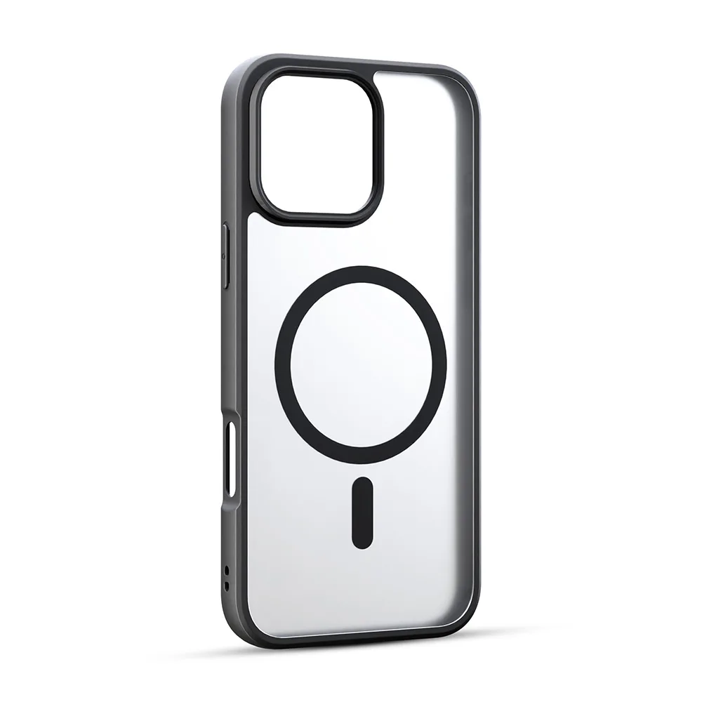 Etteri Matt Mag-fodral för iPhone 16 Pro Max 6,9 tum svart