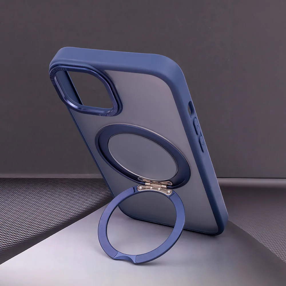 Mag Ring Rotating case for iPhone 15 Pro Max 6,7″ navy blue