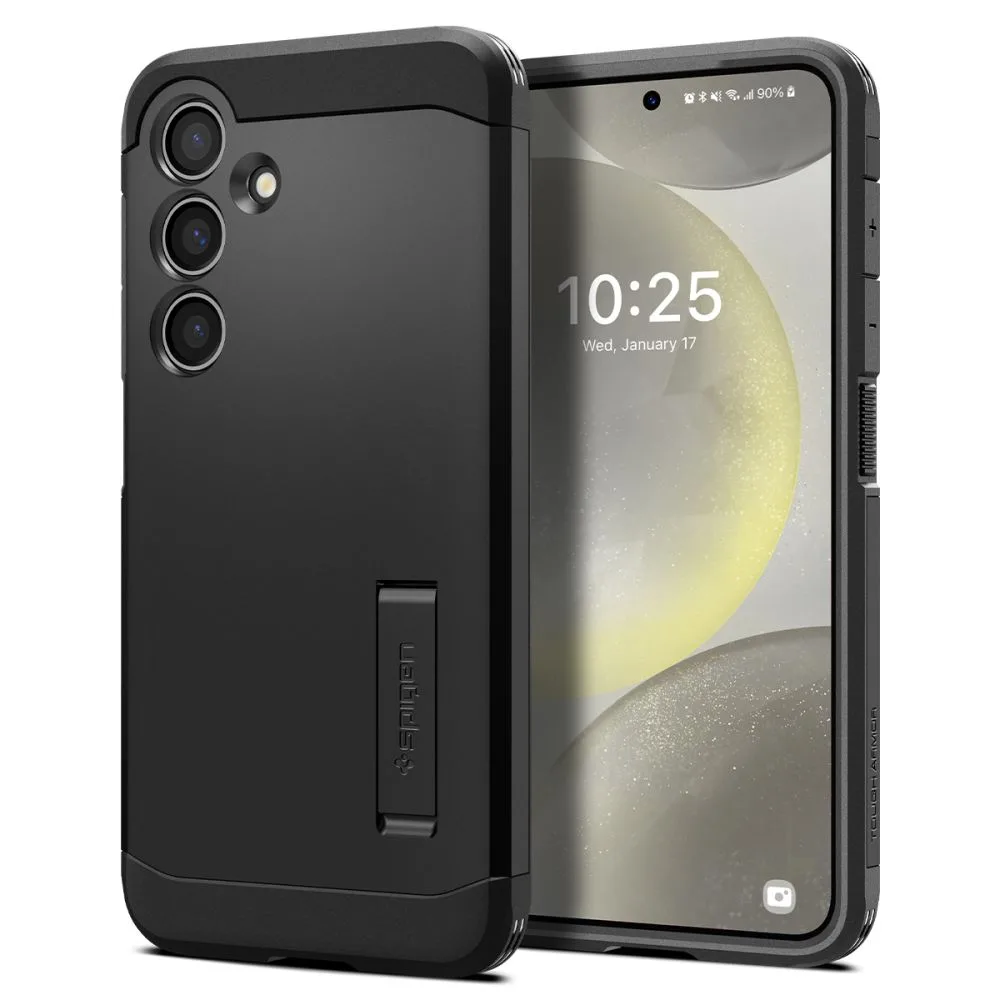 Spigen Tough Armor-fodral för Samsung Galaxy S24 i svart