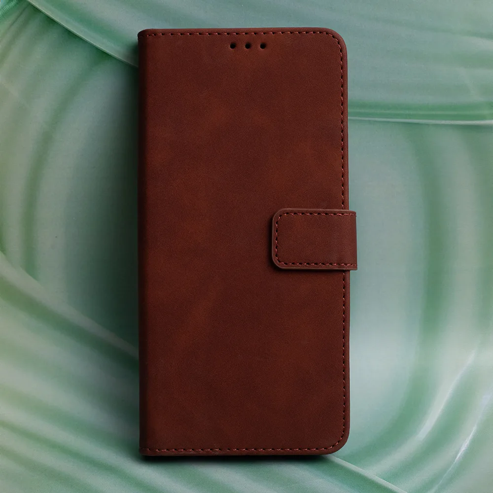 Smart Velvet-fodral till Xiaomi Redmi Note 13 5G (global) brun