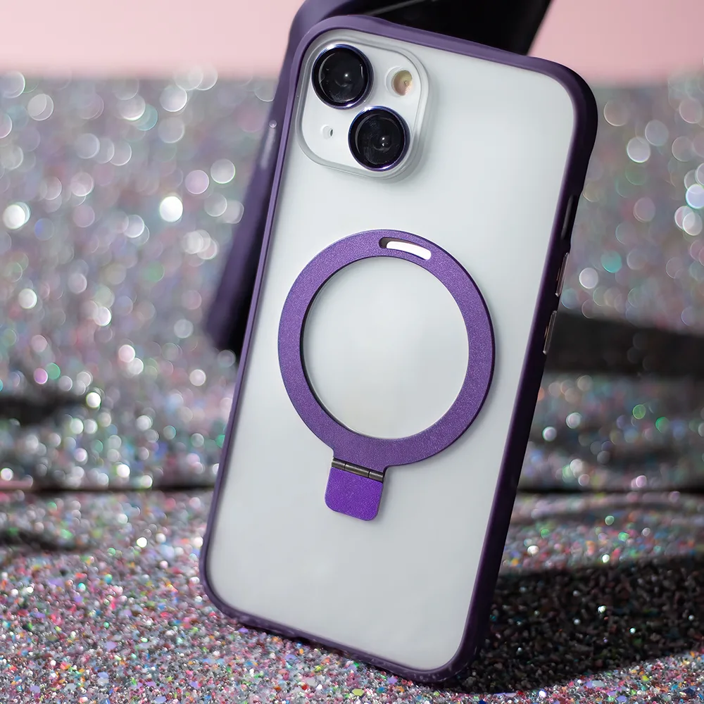 Mag Ring-fodral för iPhone 14 6,1″ i lila