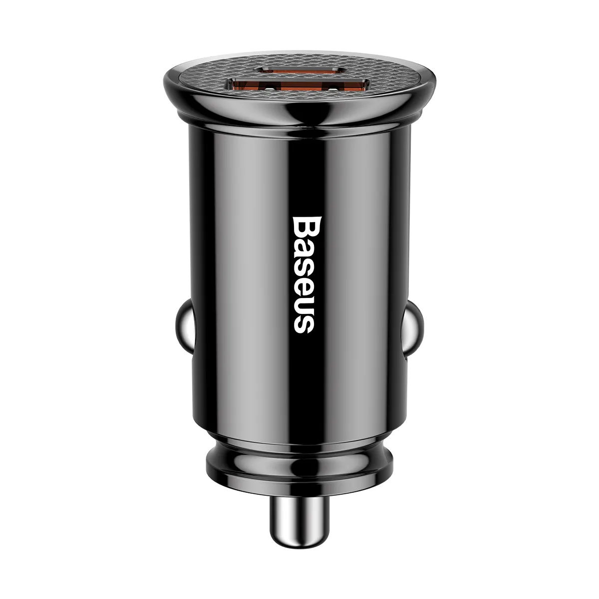 Baseus Circular Plastic QC 3.0 PD car charger 1x USB-C - USB port 30W black