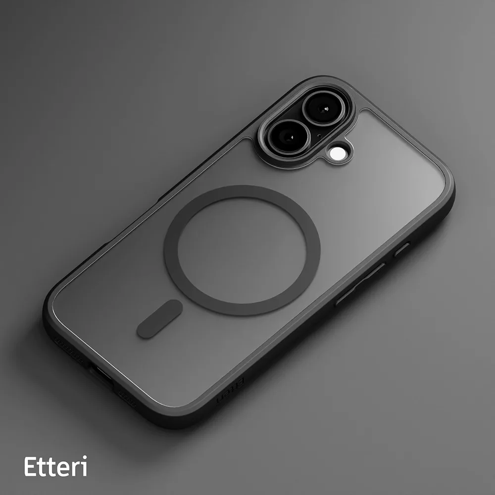 Etteri Matt Mag-fodral för Samsung Galaxy S25 i svart