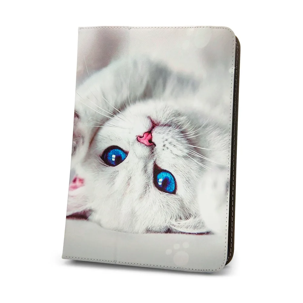 Universellt fodral Söt Katt för surfplatta 9-11” (L27 x B20 mm)