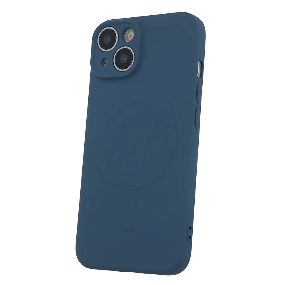 Enkel Color Mag-fodral för iPhone 16 Plus 6,7″ i marinblå
