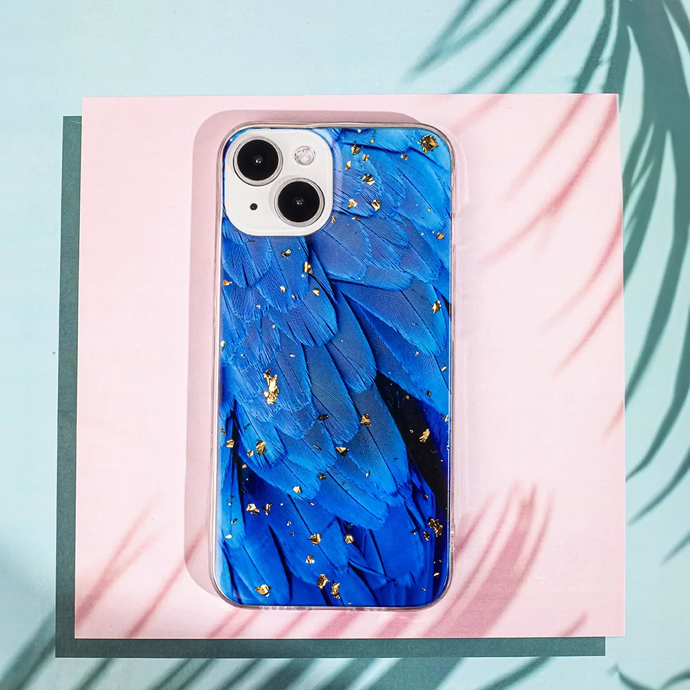 Guld Glam skal till Samsung Galaxy A35 5G blå