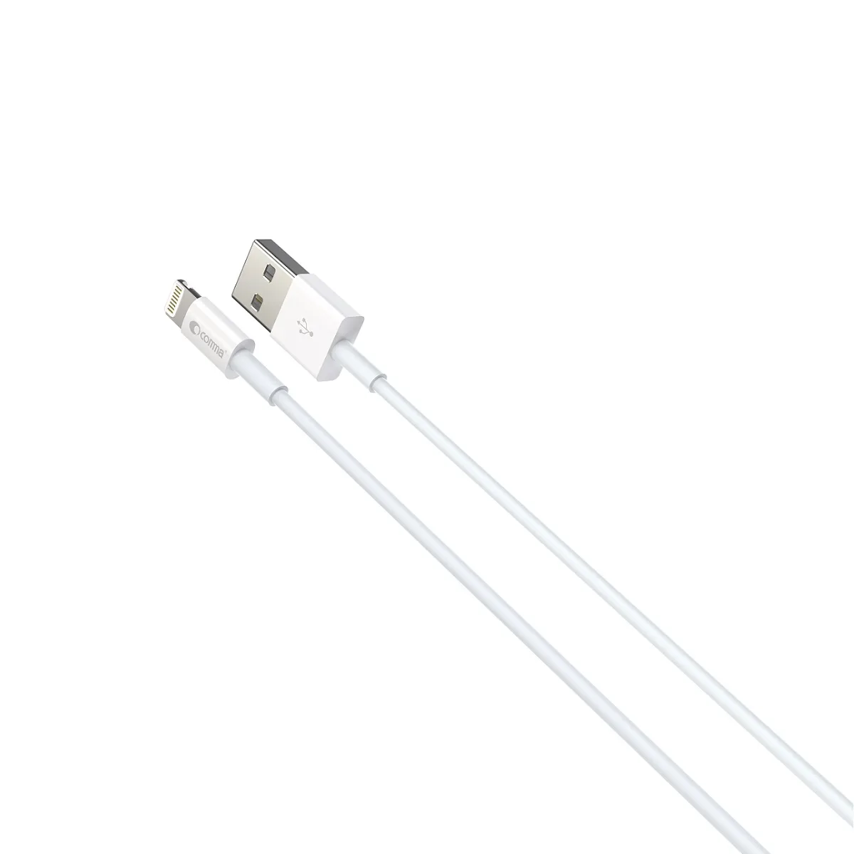 Komma-kabel Jub MFi USB – Lightning 2,4A 1,0m vit