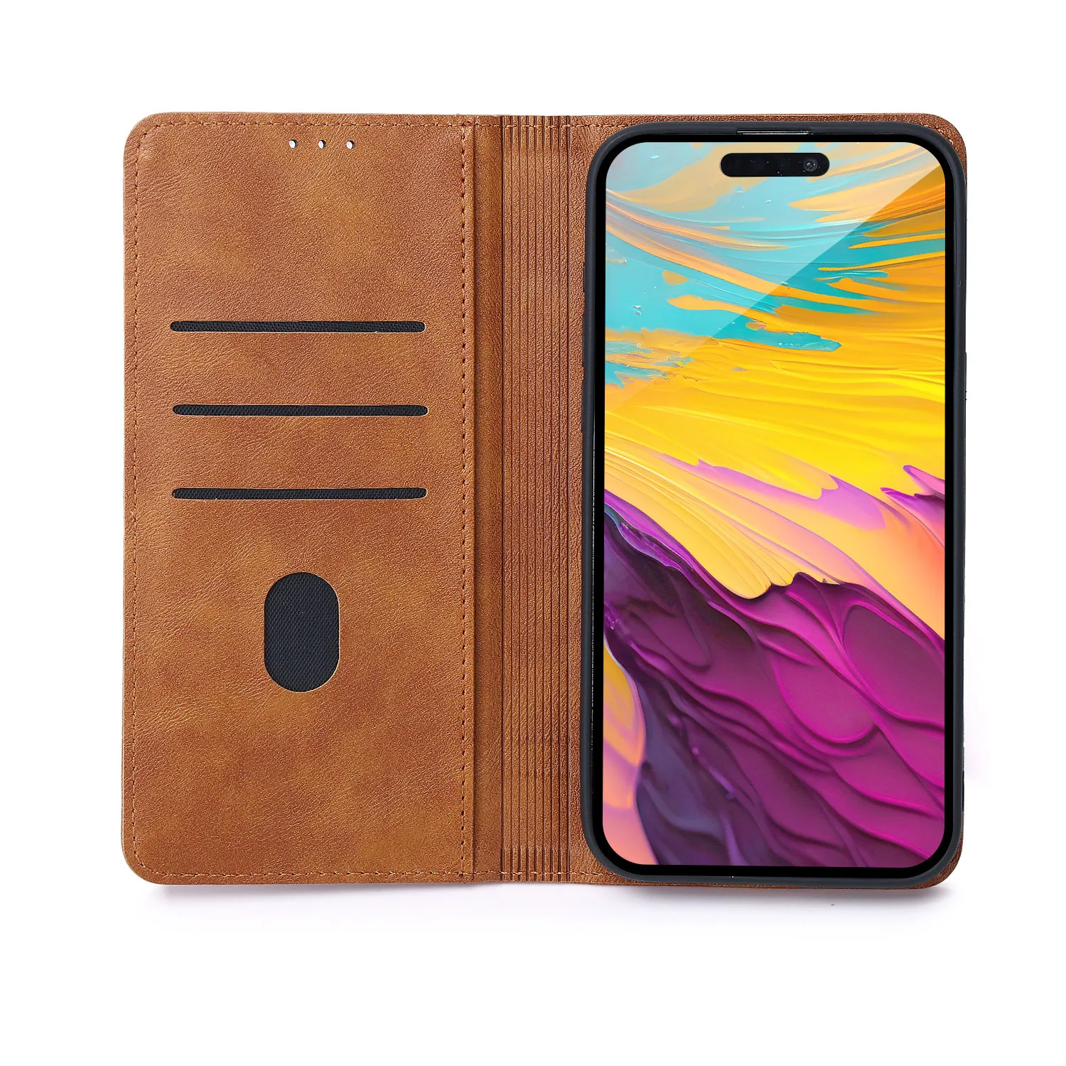 Smart Seam-fodral för Xiaomi Redmi A3 4G (Global) brun