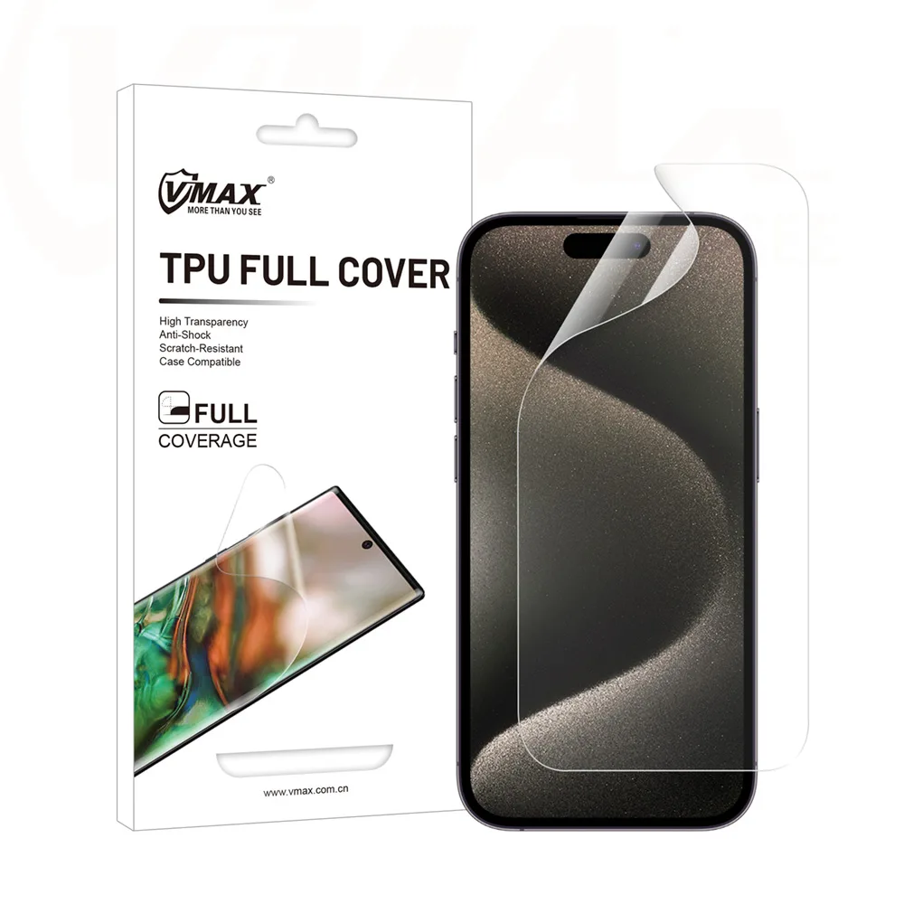 Vmax skyddande film osynlig TPU-film – full täckning för Samsung Galaxy S22 / S23
