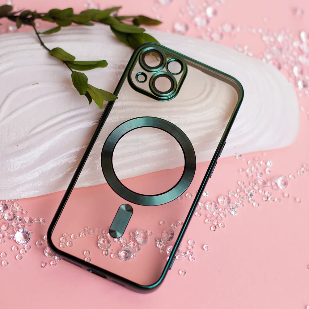Color Chrome Mag case for iPhone 17 Pro Max 6,9″ green