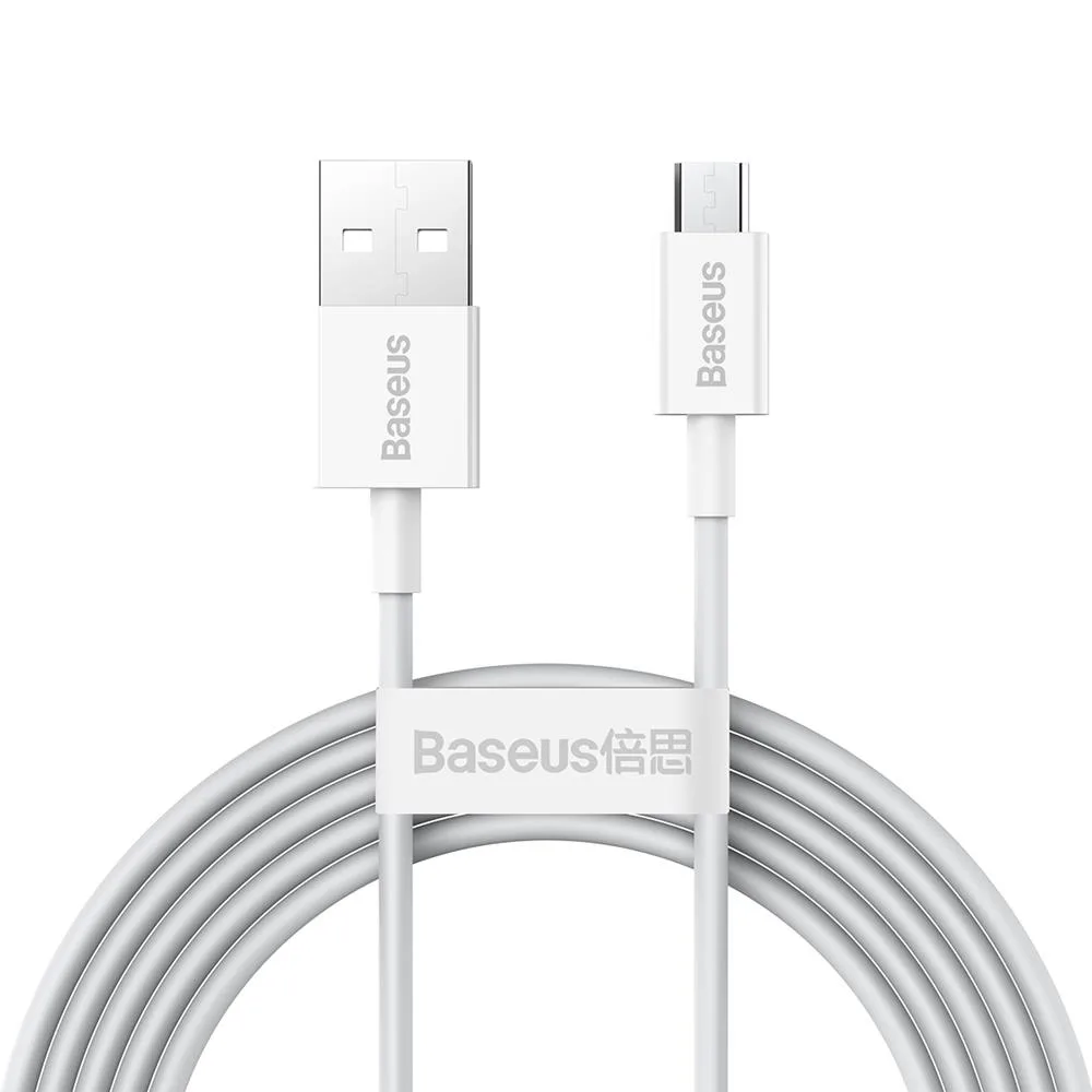 Baseus cable Superior USB - microUSB 2,0 m 2,0A white