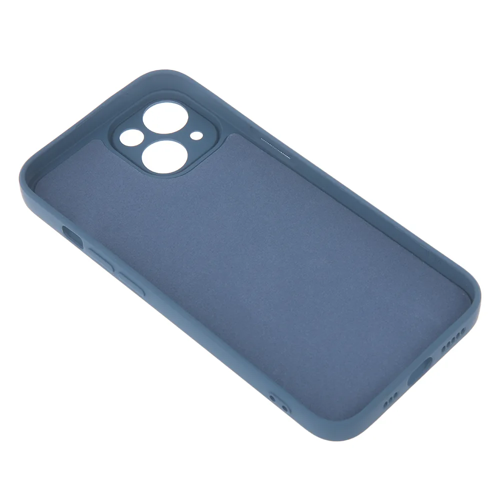 Enkel Color Mag-fodral för iPhone 16 Plus 6,7″ i marinblå