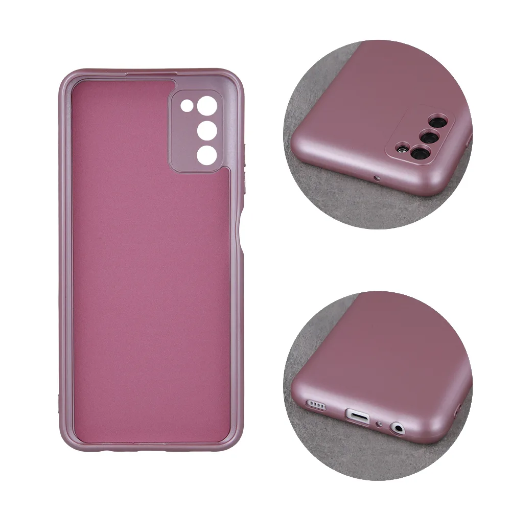 Metalliskt fodral för Samsung Galaxy A25 5G (global) rosa