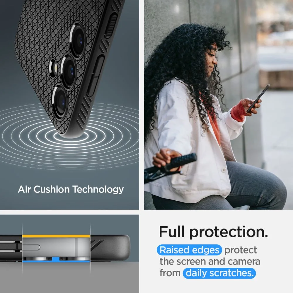 Spigen Liquid Air case for Samsung Galaxy S24 Plus matte black