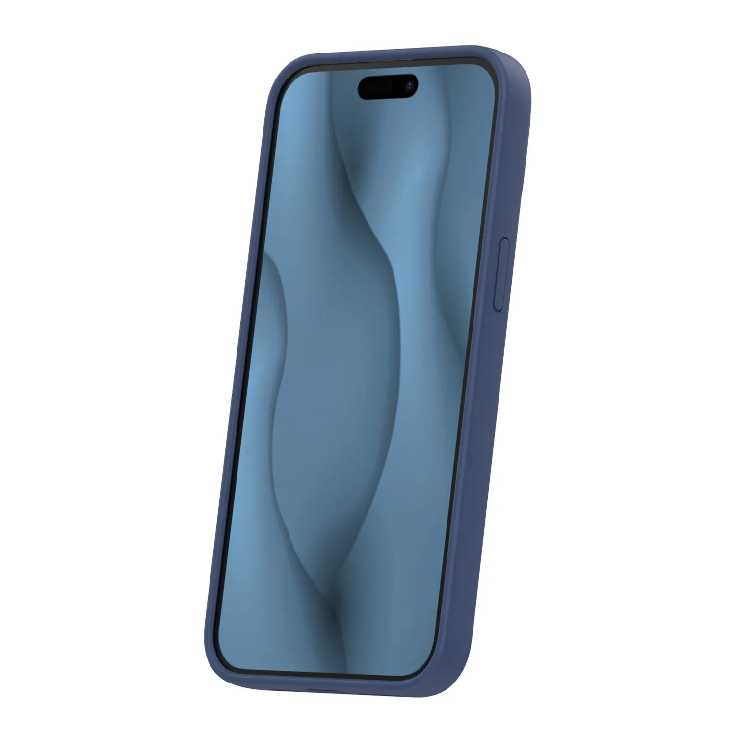 Silicone Thin Mag case for iPhone 16 Pro 6,3″ dark blue