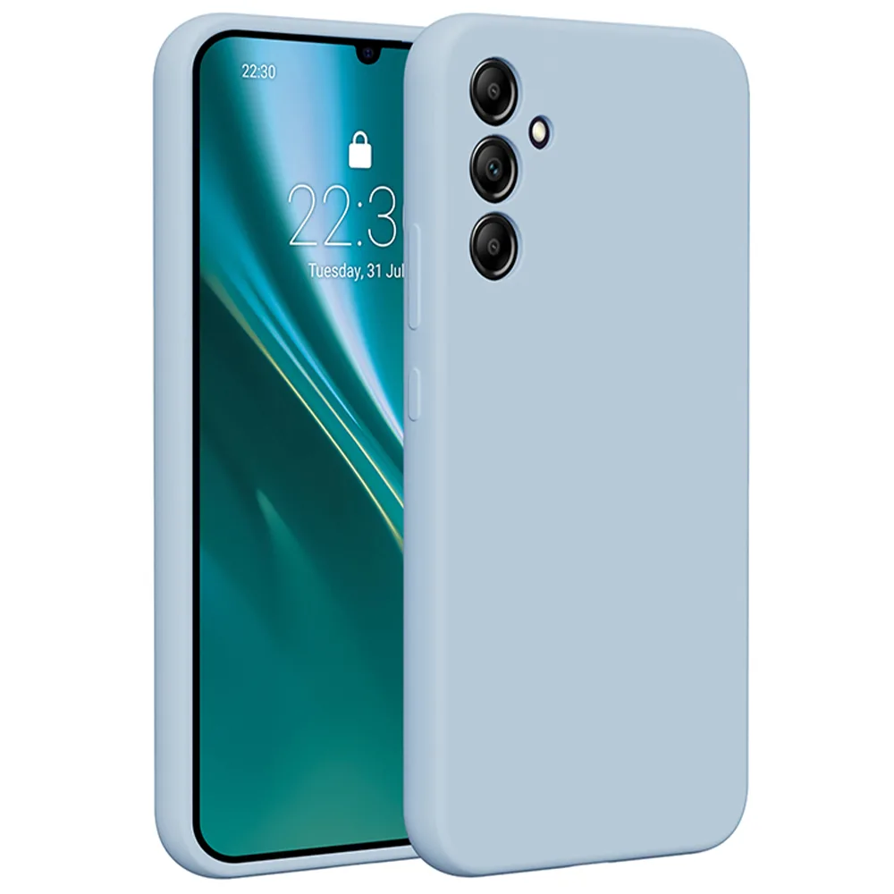 Etteri Silikonfodral för Samsung Galaxy A34 5G ljusblå