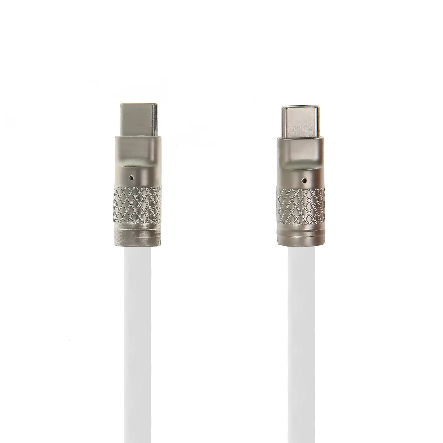 Setty Zink-kabel USB-C – USB-C 1,2 m 60W KZC-C-1.2600 vit