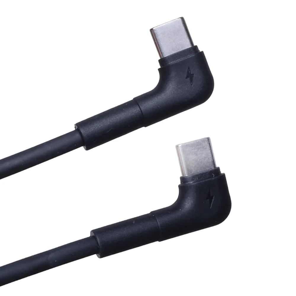 Maxlife MXUC-09 angle cable USB-C – USB-C 1,0 m 60W black