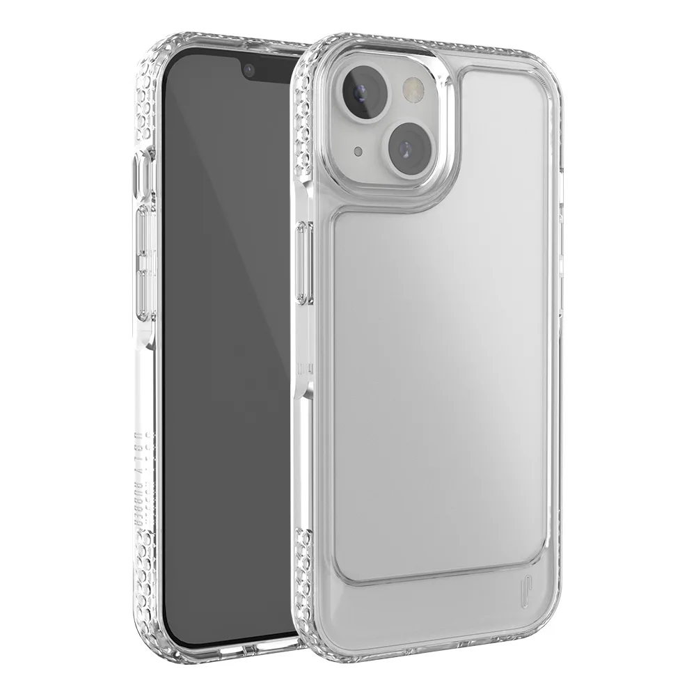 Ugly Rubber UMODEL fodral för iPhone 15 Plus 6,7" klar