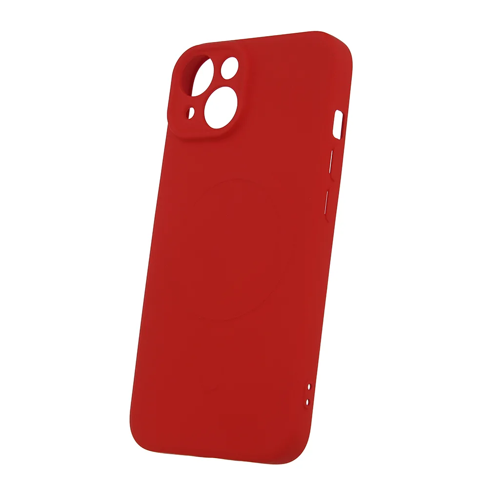 Enkel Color Mag-fodral för iPhone 16 Plus 6,7″ i rött