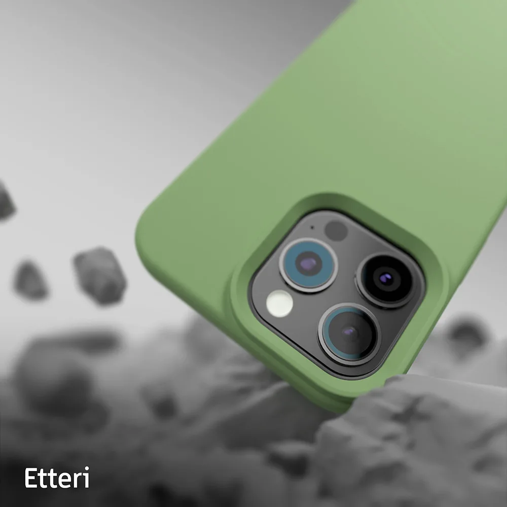 Etteri Silikonfodral till iPhone 16 Pro Max 6,9″ ljusgrönt