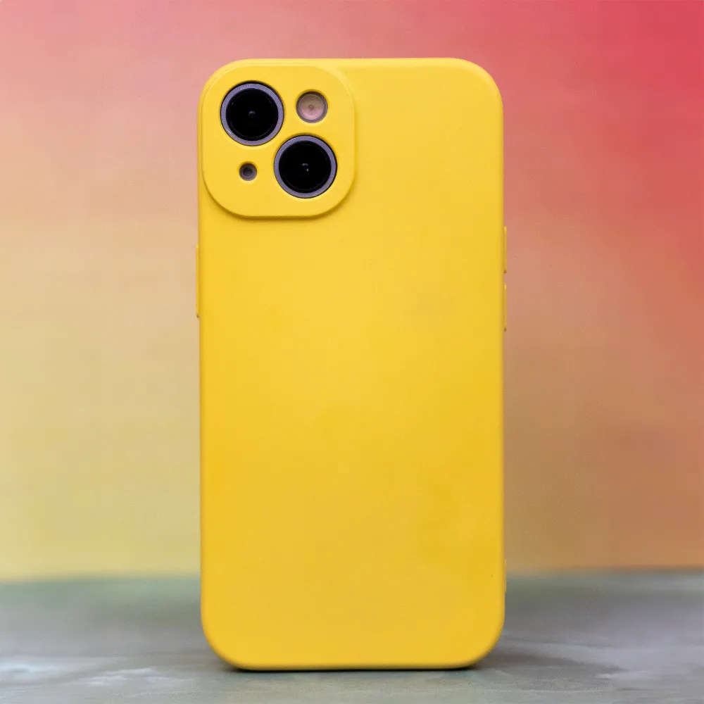Silikonskal för Xiaomi Redmi 13c 5G gult
