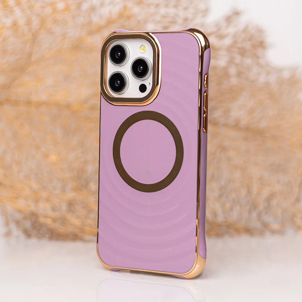Circle Glam Mag-fodral för iPhone 13 Pro 6,1″ i lila