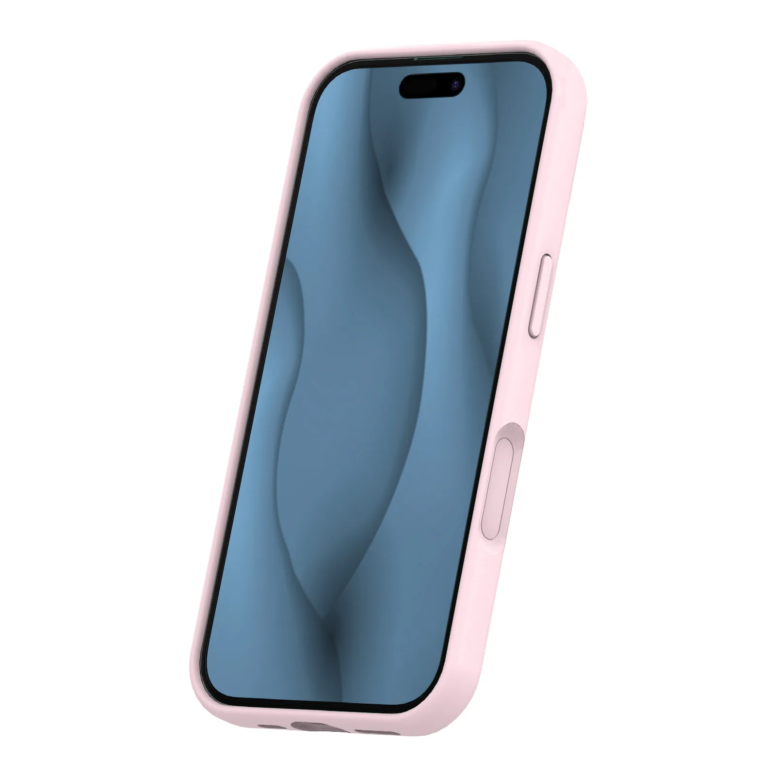 Silicone Thin Mag case for iPhone 17 6,3″ light pink