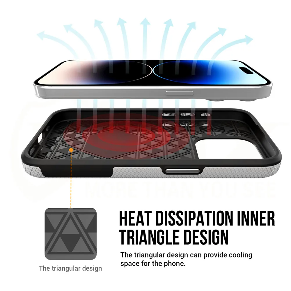 Vmax Triangle fodral för Samsung Galaxy A35 5G silver
