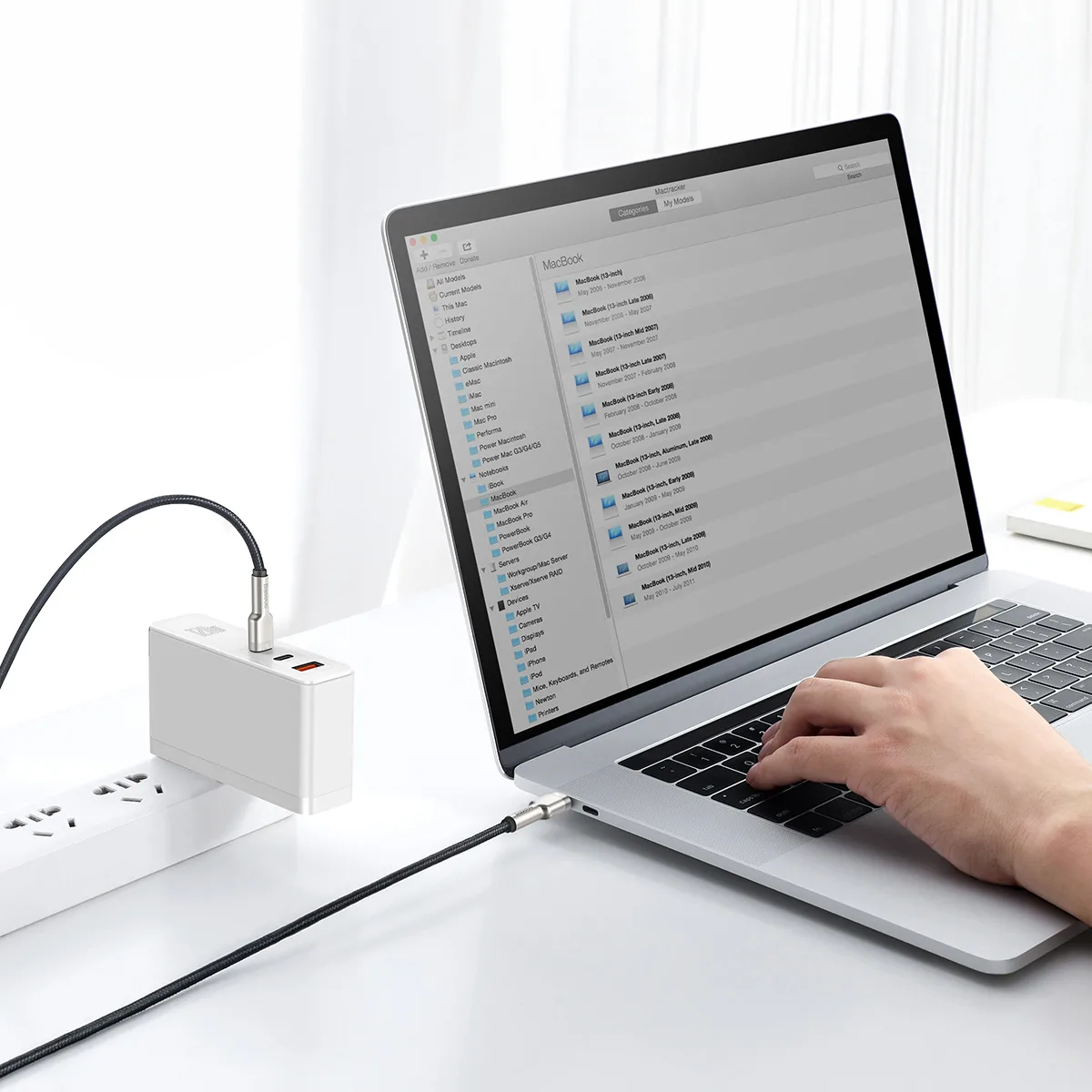 Baseus cable Cafule Metal PD USB-C – USB-C 2,0 m black 100W
