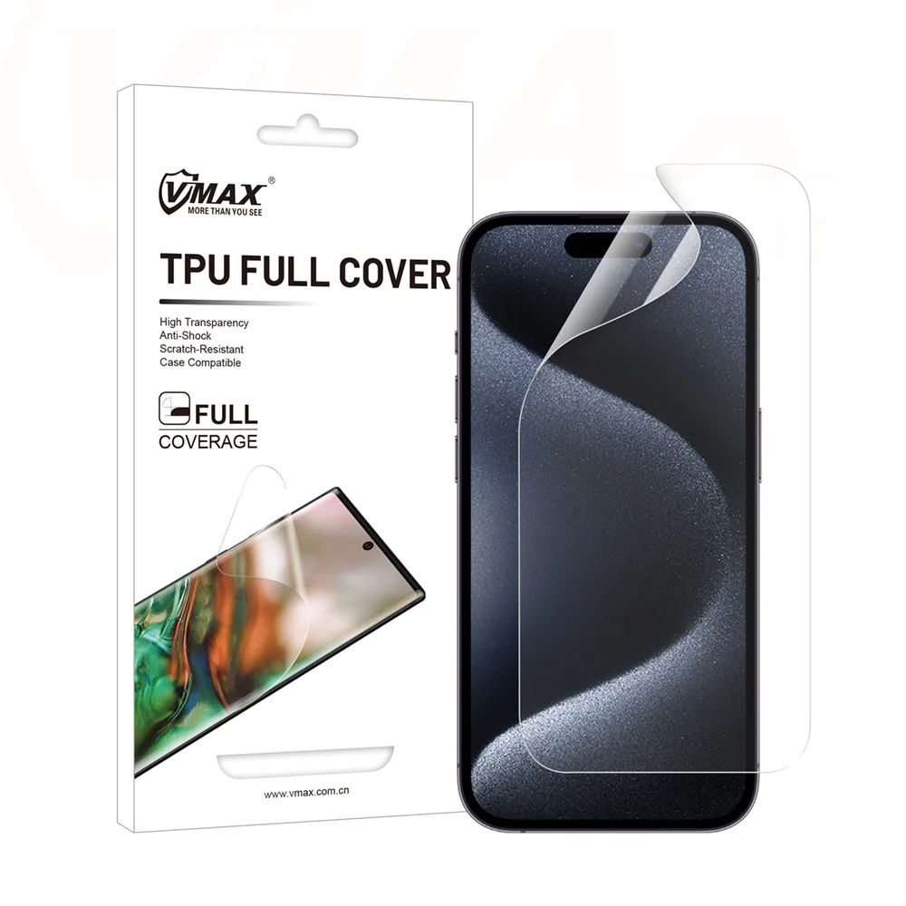 Vmax skyddande film osynlig TPU-film – full täckning för Samsung Galaxy S22 / S23
